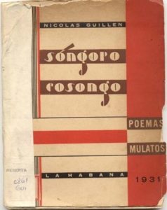 Songoro Cosongo, Nicolas Guillen, 1931